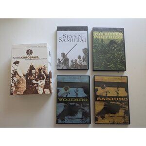 Akira Kurosawa: Four Samurai Classics - 4 DVD Criterion Collection Box Set - EUC